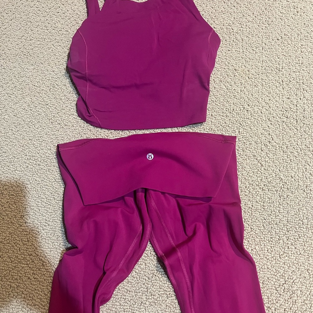 Women's Purple Activewear Set